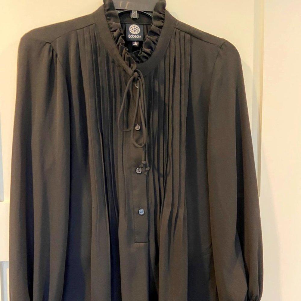 Chiffon Tie Neck Blouse